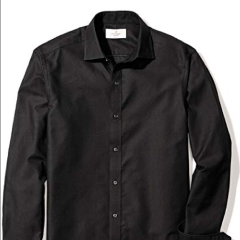 Black Button Down Dress Shirt